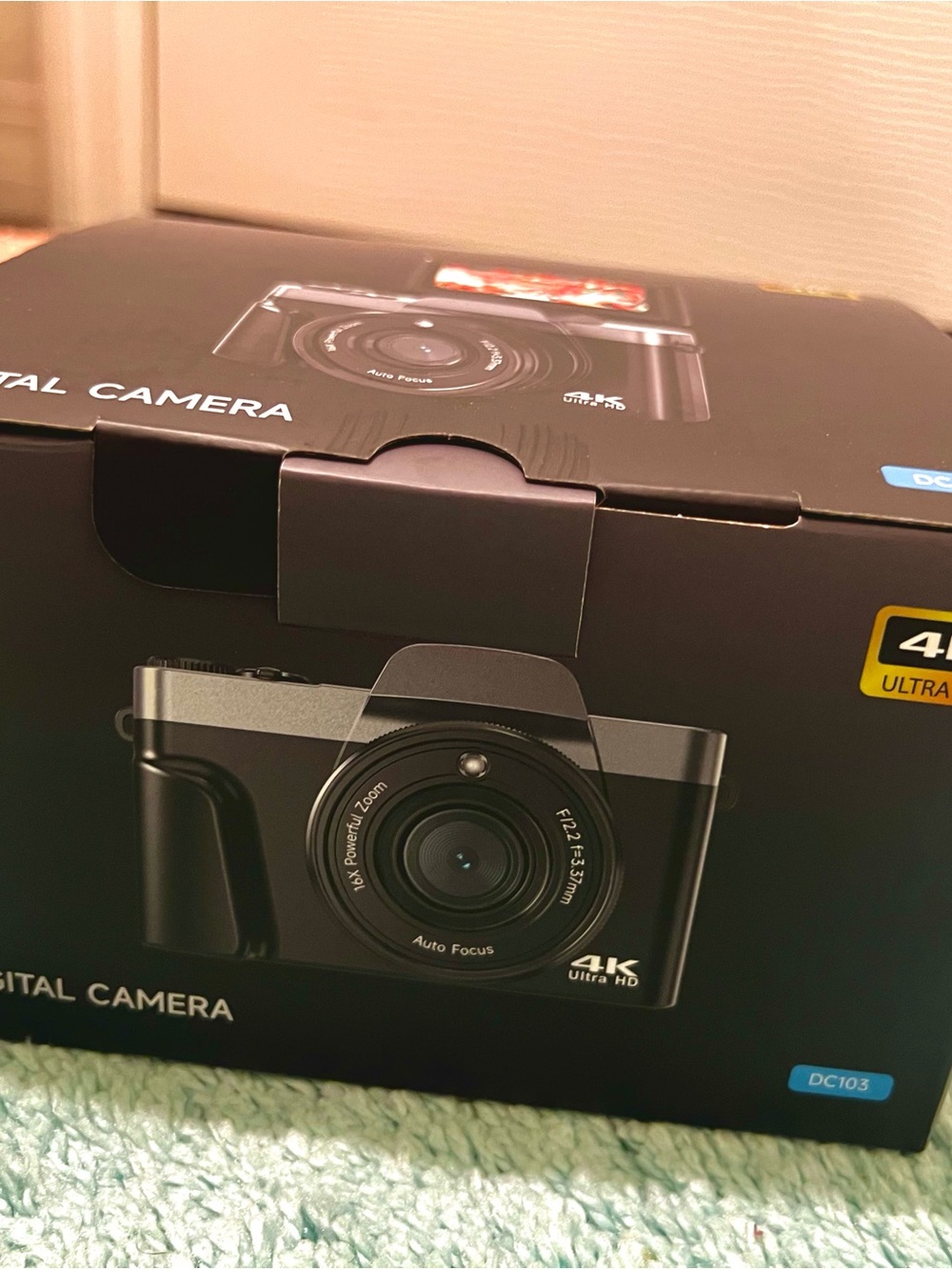 Compact 4K Digital Camera - Black